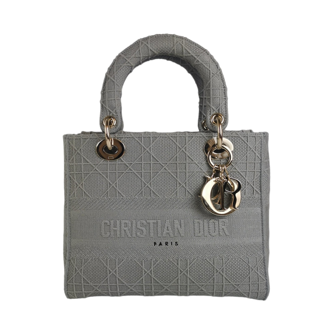 Top quality Dior Lady D-Lite Medium Grey