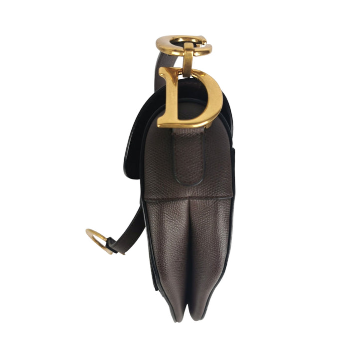 Top quality Dior Saddle Bag Burgundy with thick strap