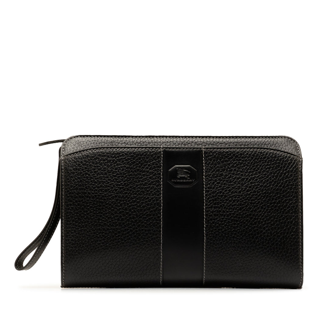 BURBERRY Leather Clutch Clutch Bag