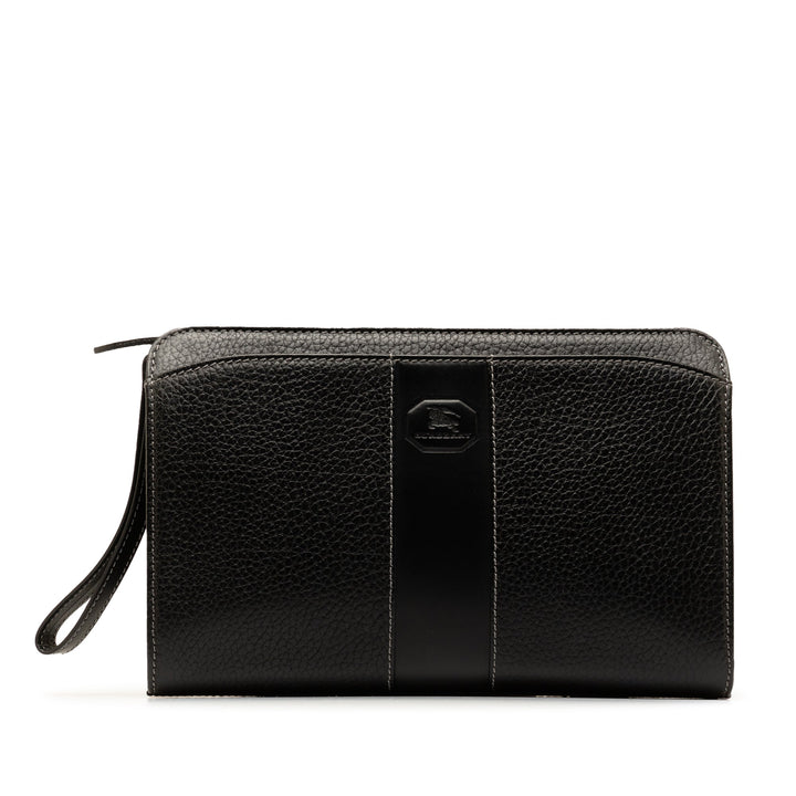BURBERRY Leather Clutch Clutch Bag
