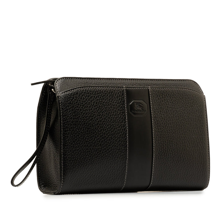 BURBERRY Leather Clutch Clutch Bag