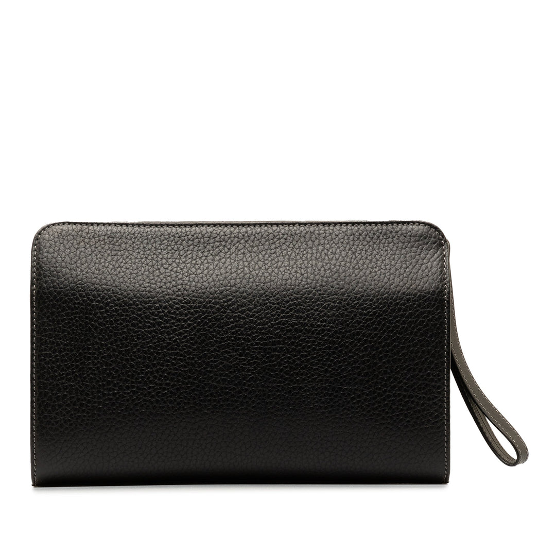 BURBERRY Leather Clutch Clutch Bag