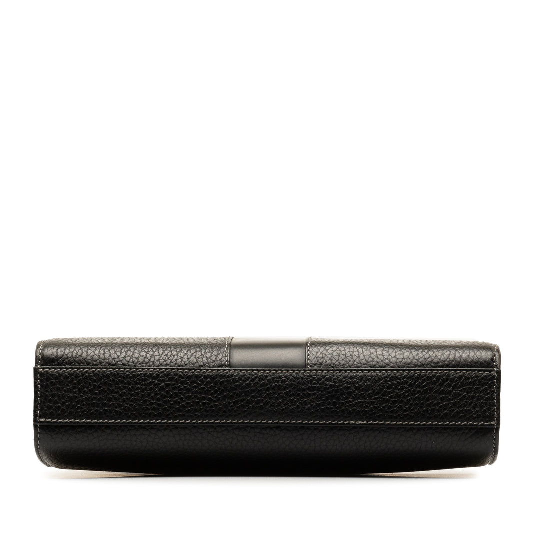 BURBERRY Leather Clutch Clutch Bag
