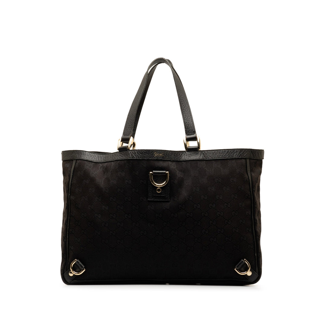 GUCCI GG Canvas Abbey D-Ring Tote Bag