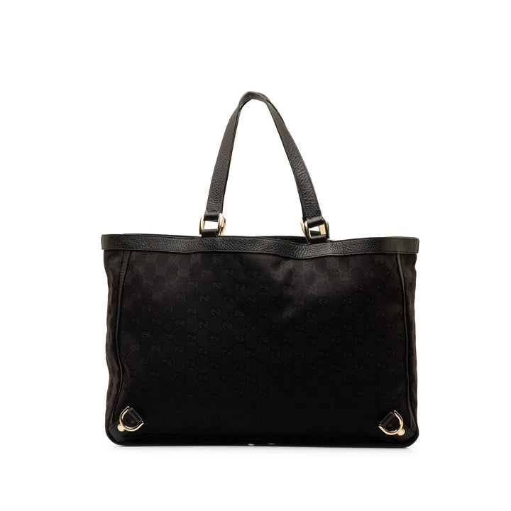 GUCCI GG Canvas Abbey D-Ring Tote Bag