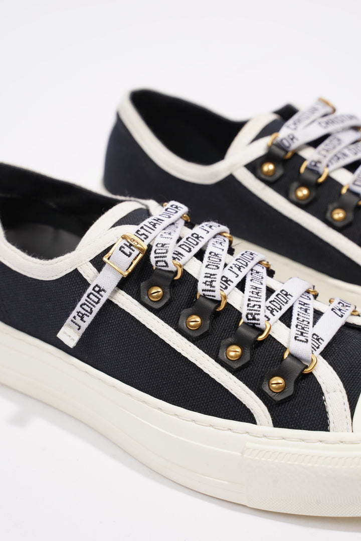 Christian Dior WALK'N'DIOR Black / White Canvas EU 36 UK 3