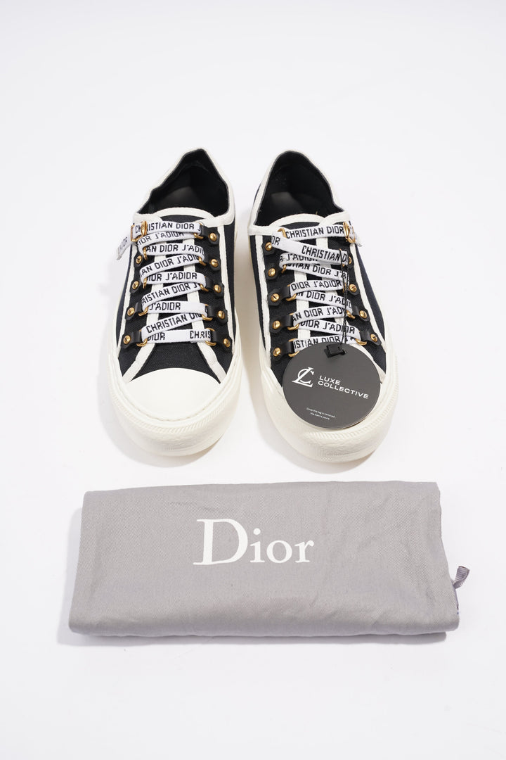 Christian Dior WALK'N'DIOR Black / White Canvas EU 36 UK 3