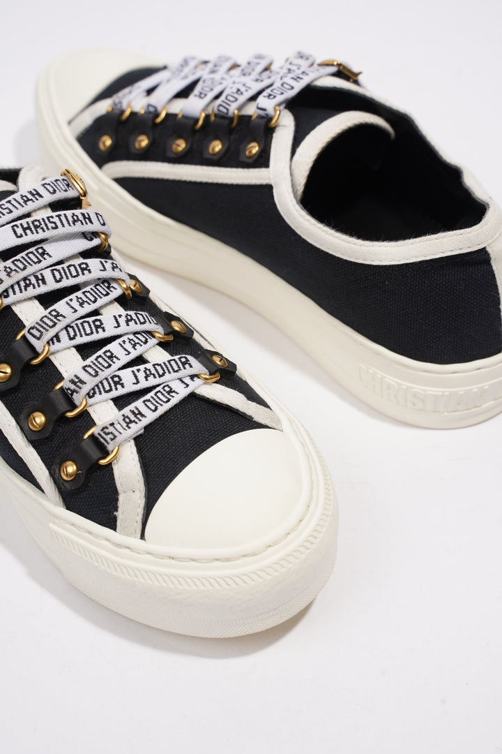 Christian Dior WALK'N'DIOR Black / White Canvas EU 36 UK 3