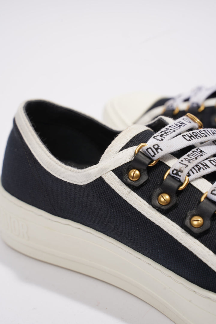 Christian Dior WALK'N'DIOR Black / White Canvas EU 36 UK 3