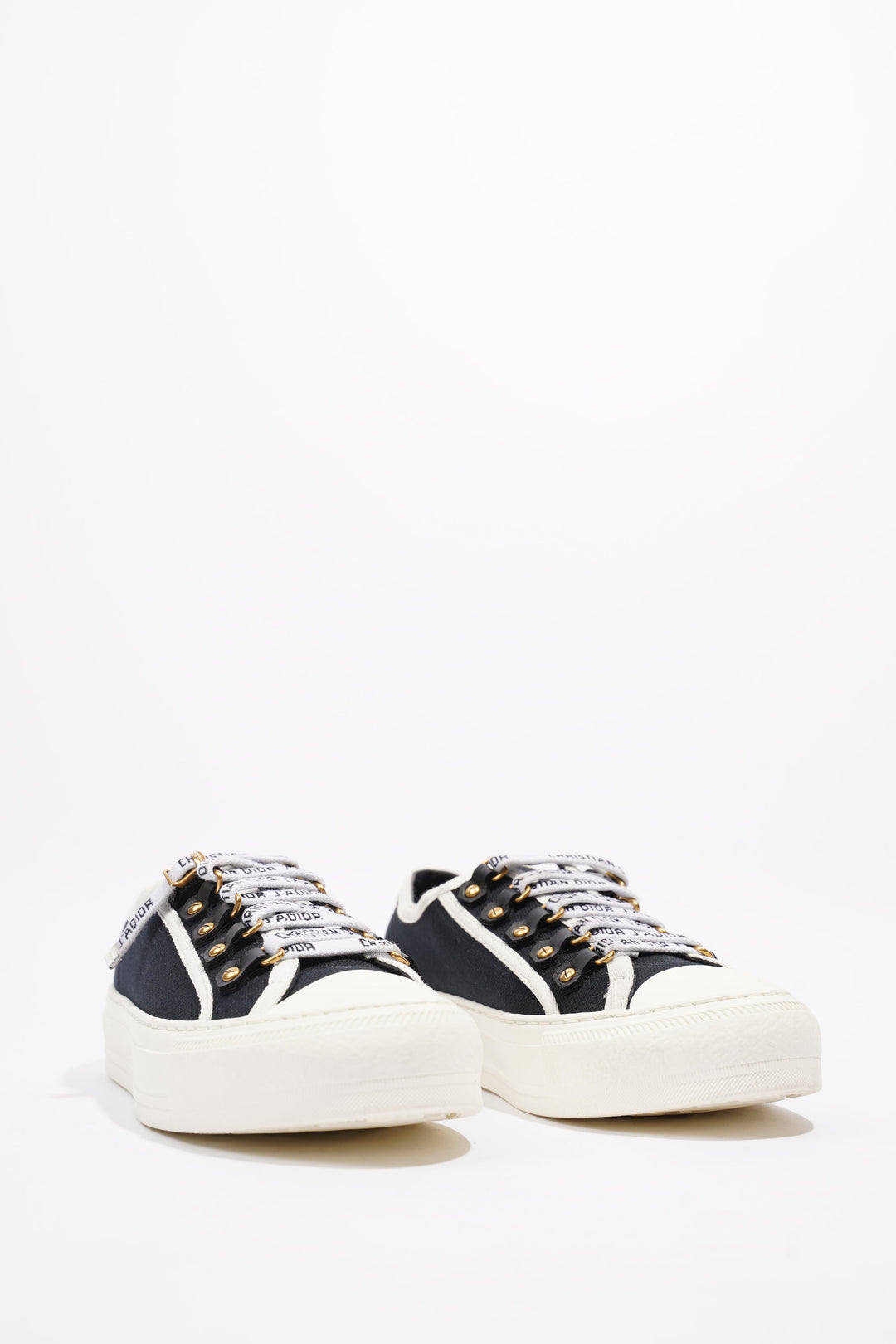 Christian Dior WALK'N'DIOR Black / White Canvas EU 36 UK 3