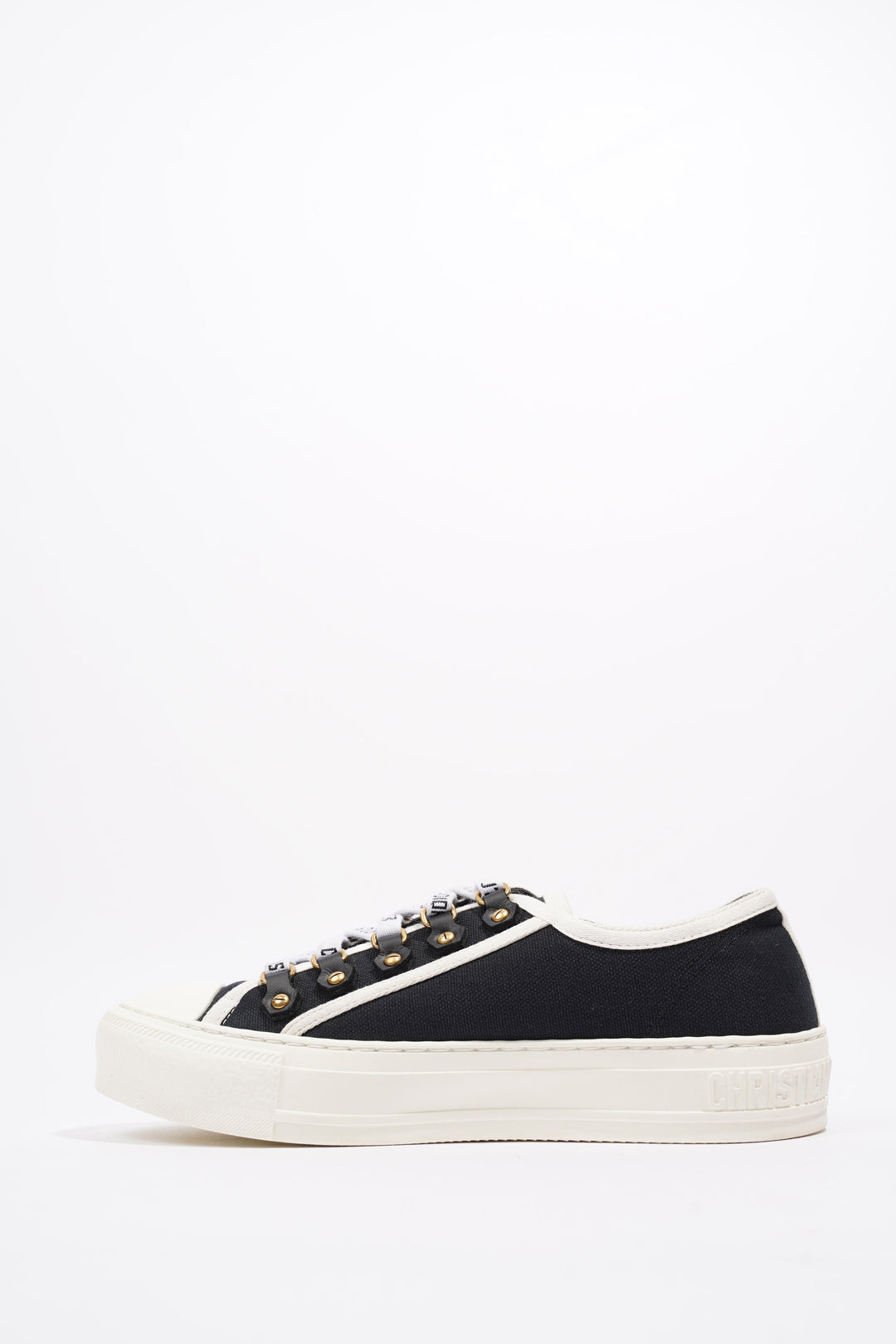 Christian Dior WALK'N'DIOR Black / White Canvas EU 36 UK 3