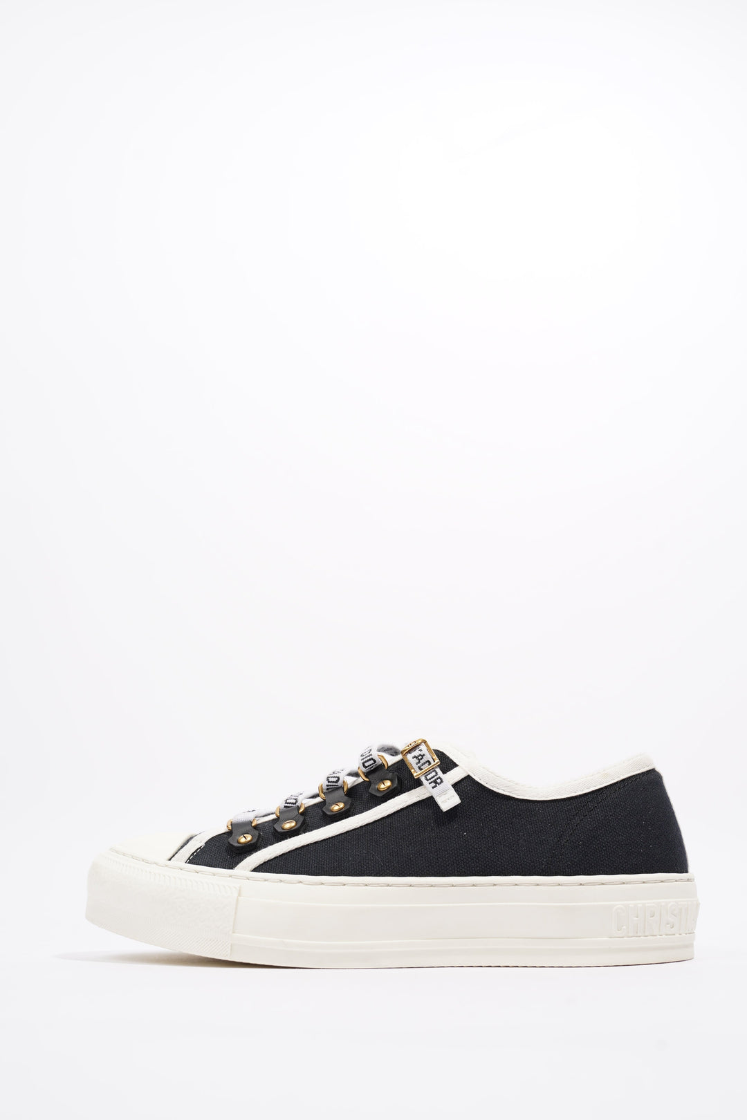 Christian Dior WALK'N'DIOR Black / White Canvas EU 36 UK 3