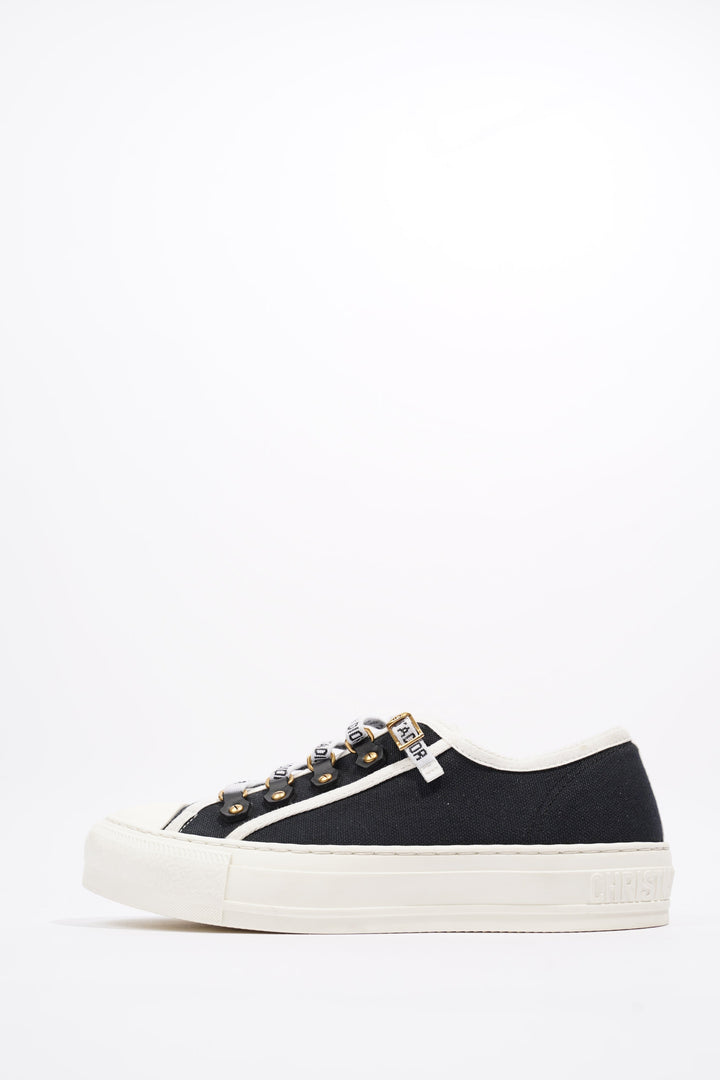 Christian Dior WALK'N'DIOR Black / White Canvas EU 36 UK 3