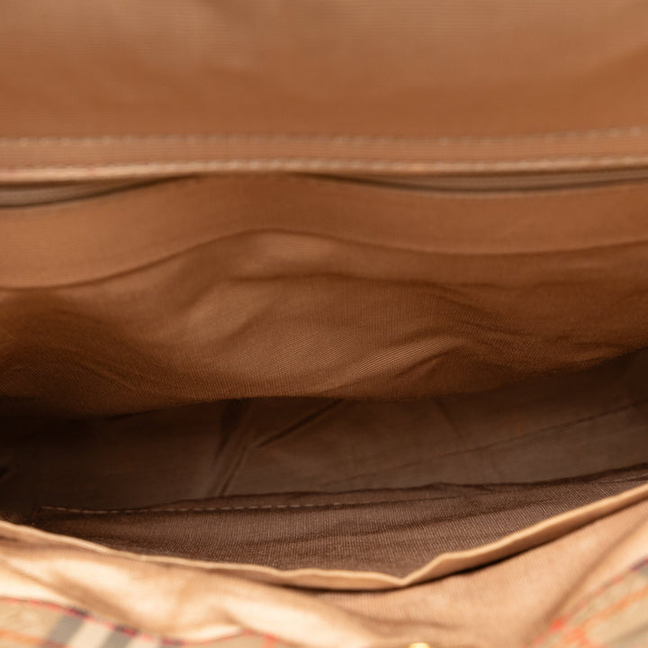 BURBERRY Haymarket Check Tote Tote Bag