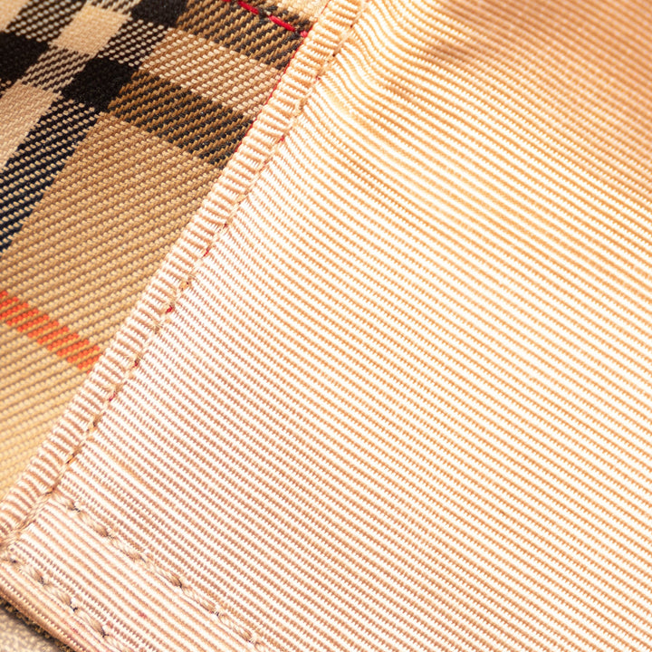 BURBERRY Haymarket Check Tote Tote Bag