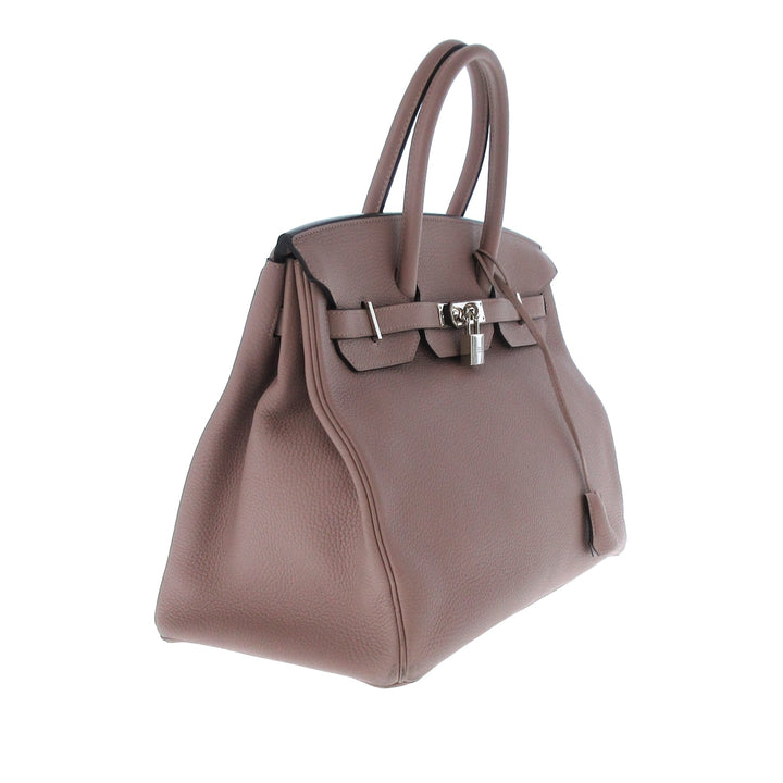 Top quality Hermes Clemence Birkin Retourne 35 Handbag