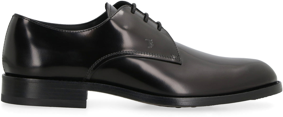 DERBY LEATHER LACE-UP SHOES