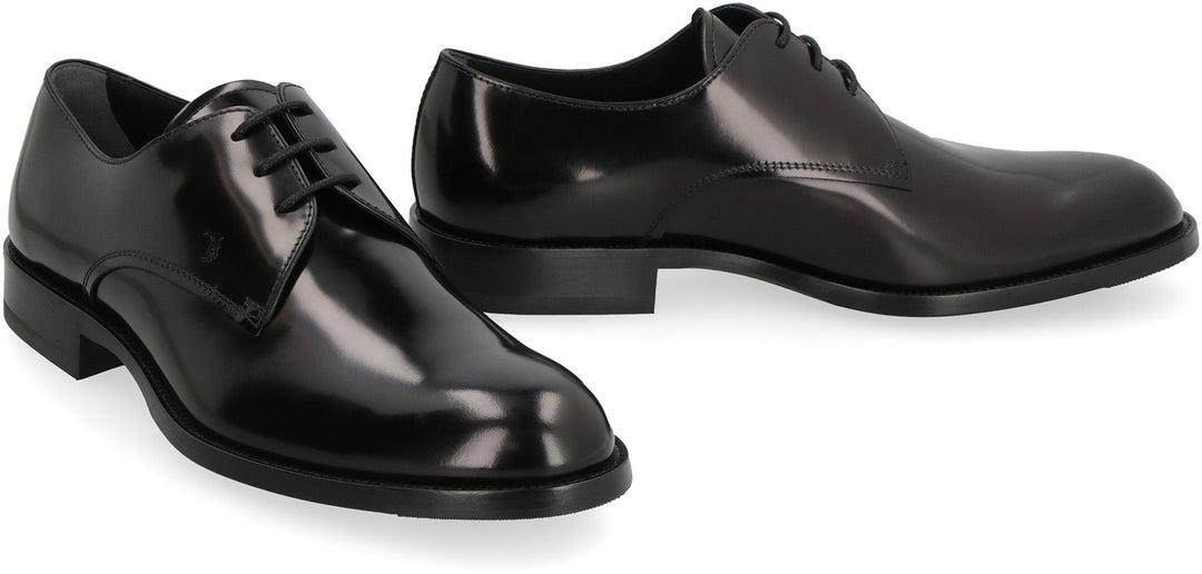 DERBY LEATHER LACE-UP SHOES