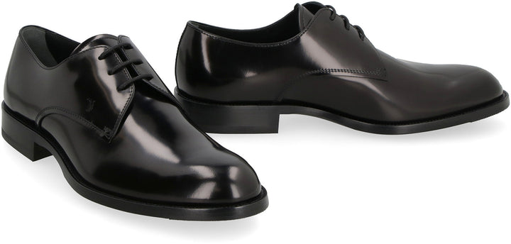 DERBY LEATHER LACE-UP SHOES