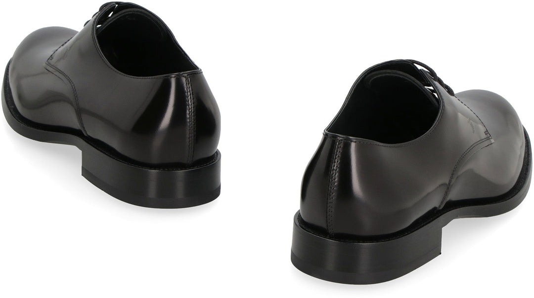 DERBY LEATHER LACE-UP SHOES