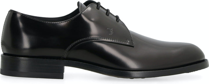 LACE UP LEATHER DERBY SHOES