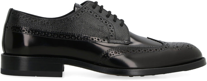 LEATHER LACE-UP SHOES