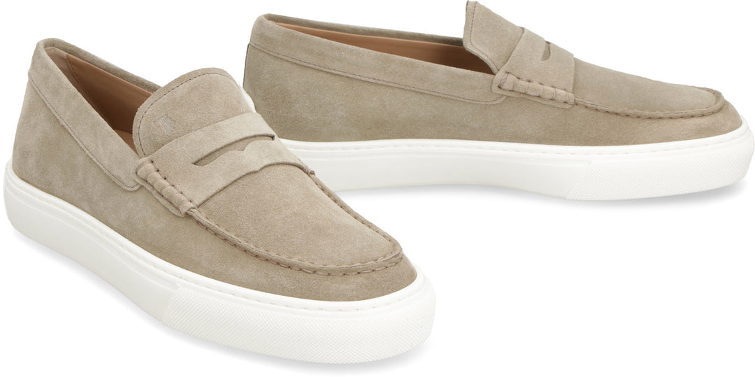 SUEDE LOAFERS