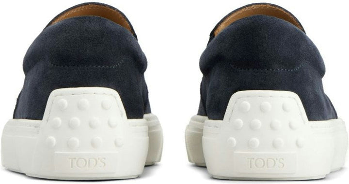 SUEDE SLIP-ON LOAFERS