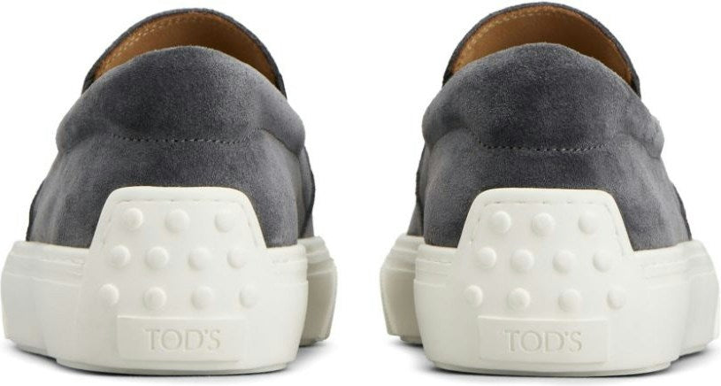 SUEDE SLIP-ON LOAFERS