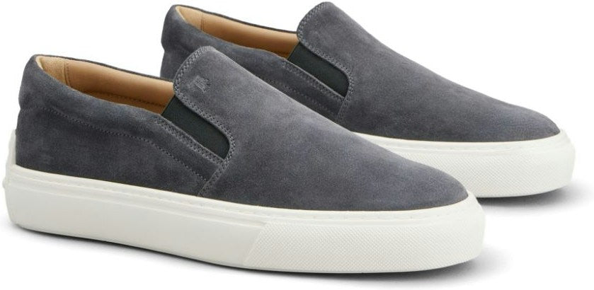 SUEDE SLIP-ON LOAFERS