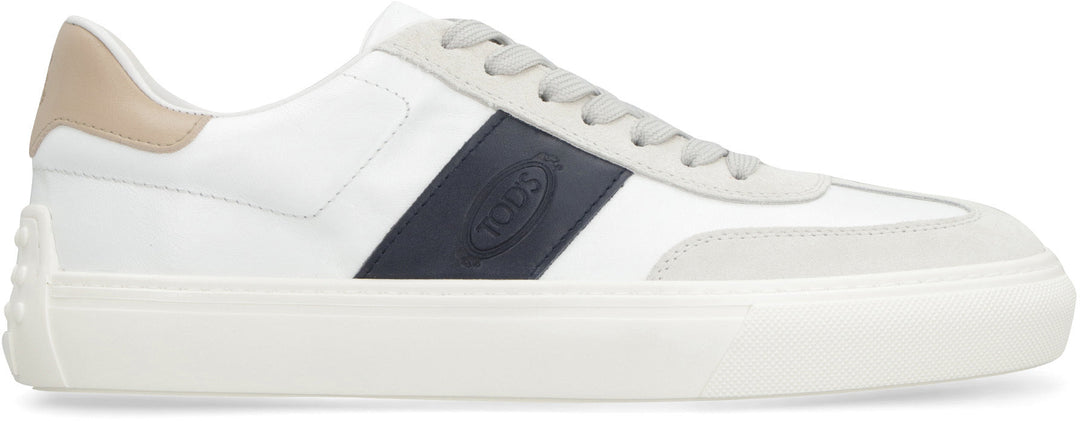 LEATHER LOW-TOP SNEAKERS