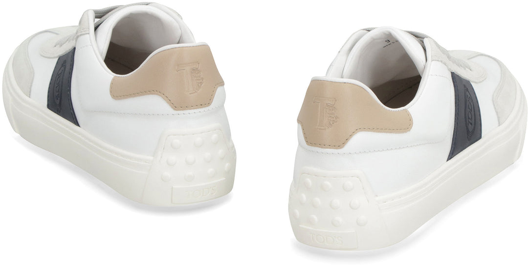 LEATHER LOW-TOP SNEAKERS