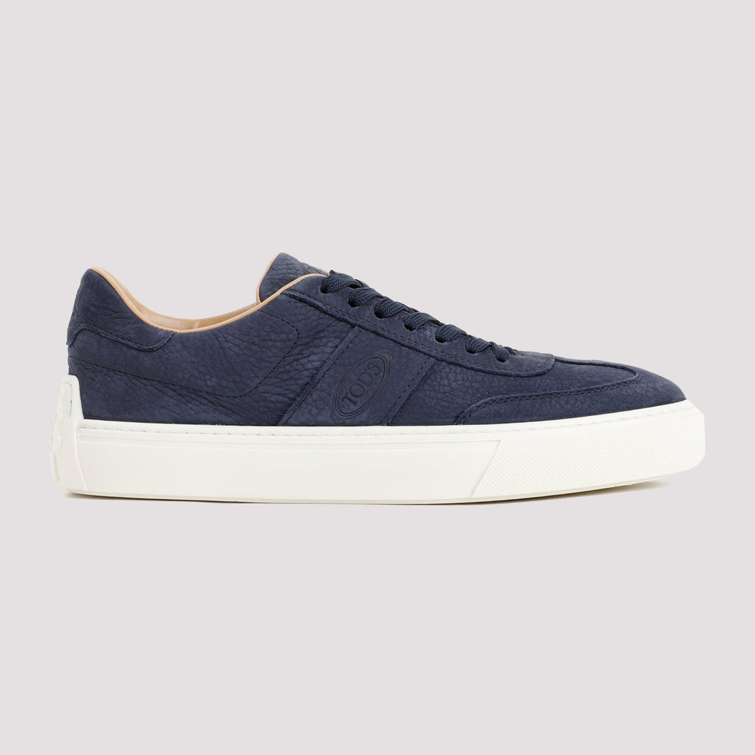 TOD`S GRAINED SUEDE CALF LEATHER SNEAKERS
