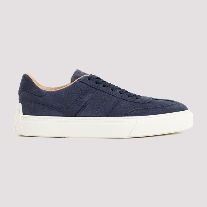 TOD`S GRAINED SUEDE CALF LEATHER SNEAKERS
