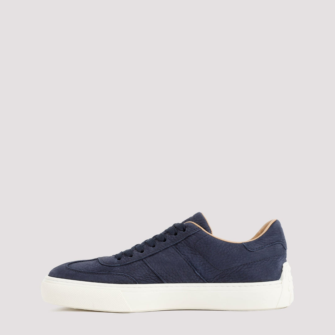 TOD`S GRAINED SUEDE CALF LEATHER SNEAKERS