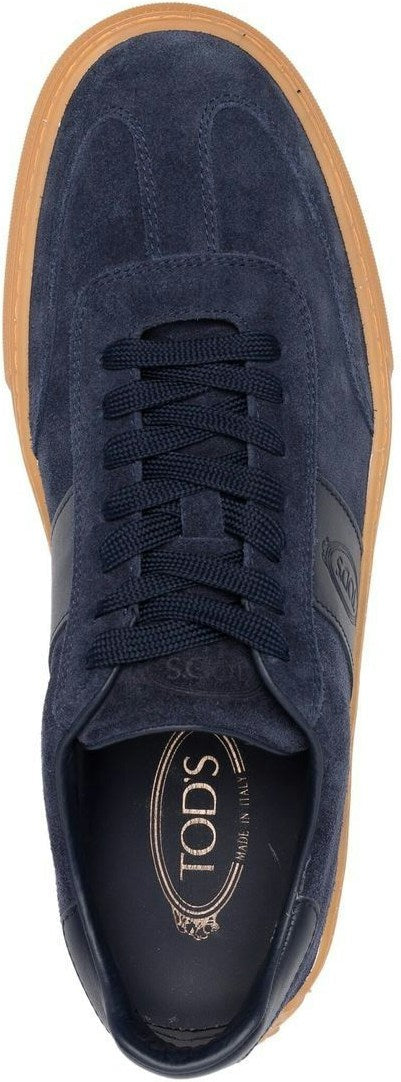 LOGO SUEDE SNEAKERS