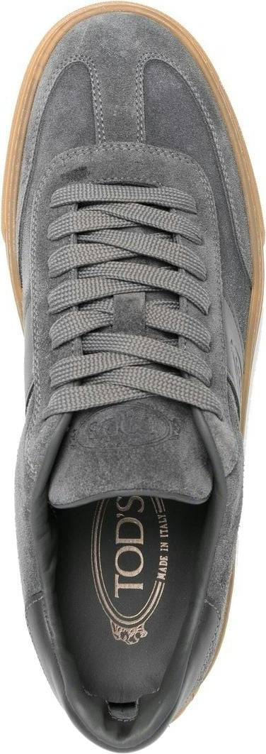 LOGO SUEDE SNEAKERS