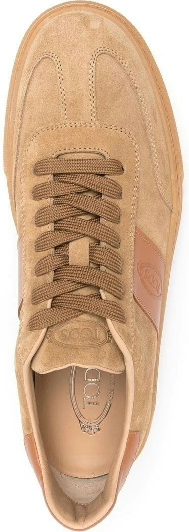 LOGO SUEDE SNEAKERS