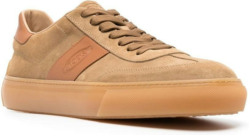 LOGO SUEDE SNEAKERS