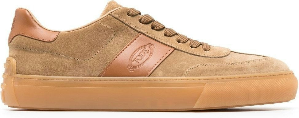 LOGO SUEDE SNEAKERS