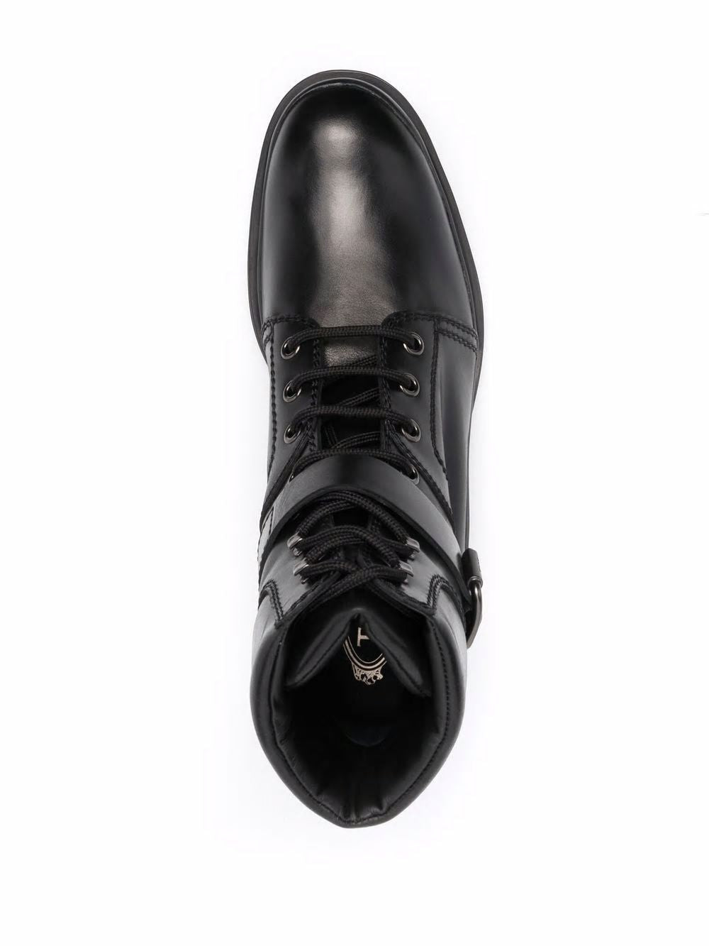 lace-up leather ankle boots