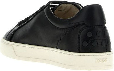 STUDDED LEATHER SNEAKERS