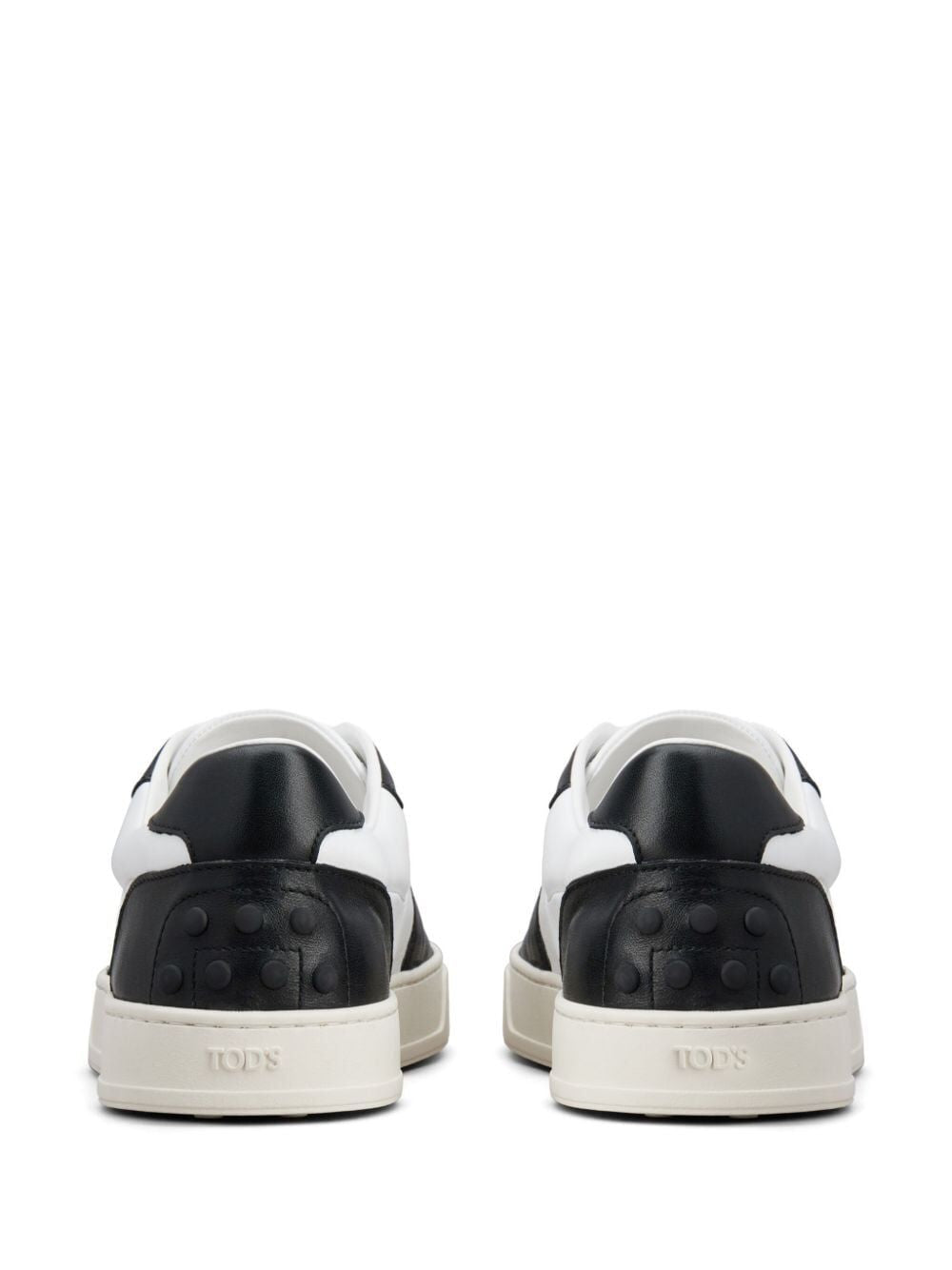PANELLED LEATHER SNEAKERS