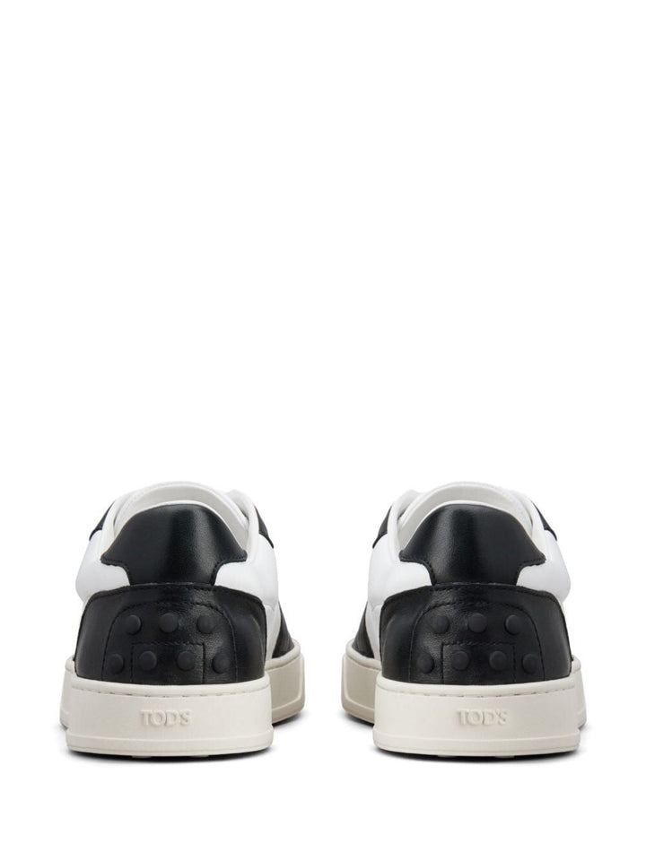 PANELLED LEATHER SNEAKERS