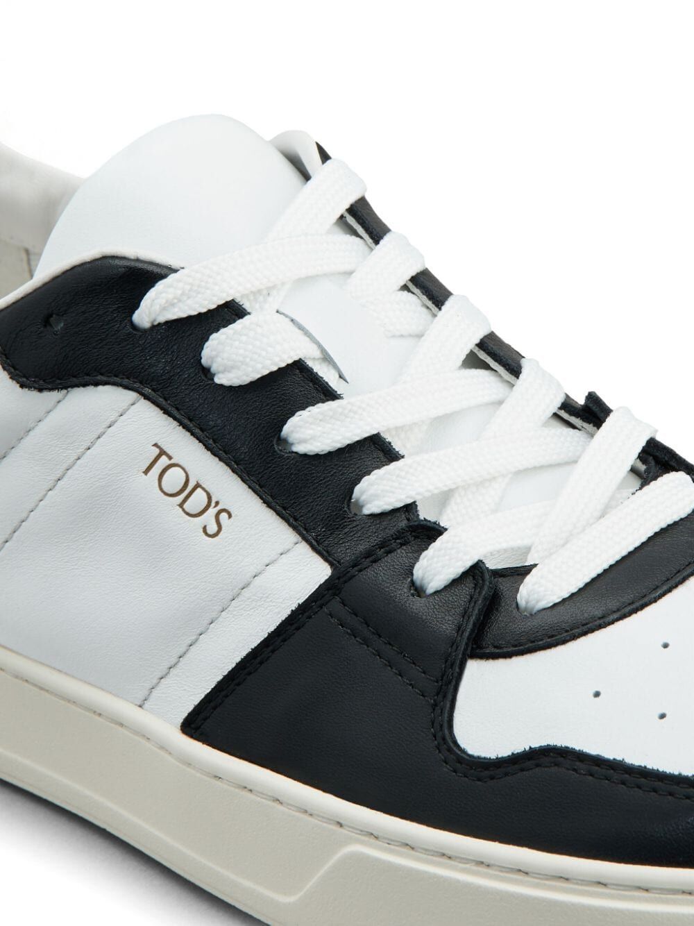PANELLED LEATHER SNEAKERS
