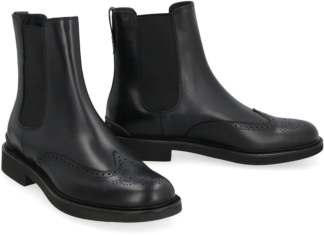 LEATHER CHELSEA-BOOTS