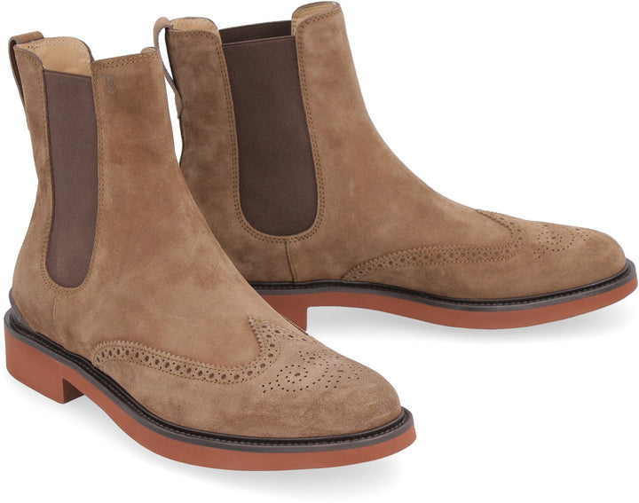 SUEDE ANKLE BOOTS