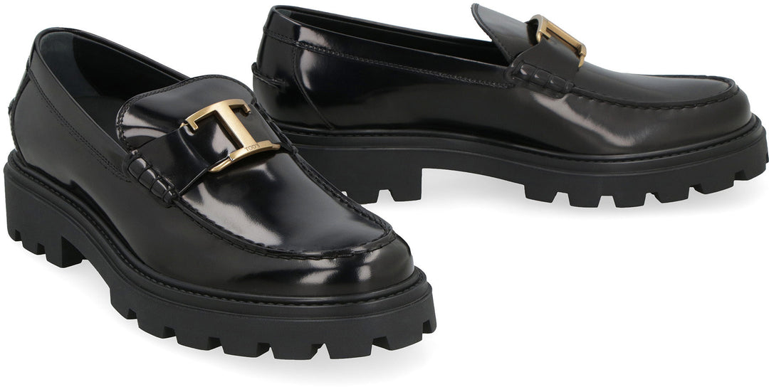 TIMELESS LOGO PLAQUE LOAFERS.