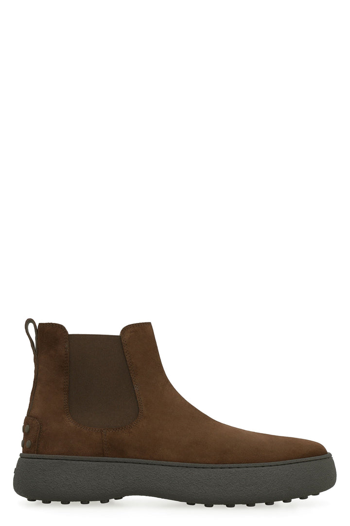 SUEDE CHELSEA BOOTS