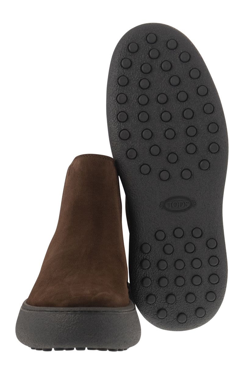 CHELSEA BOOT TOD'S W. G. IN SUEDE LEATHER